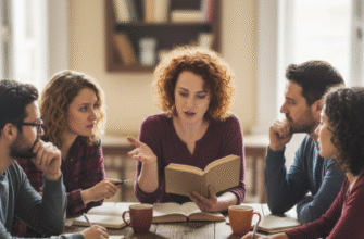 Joining Book Club Discussing Ideas Perspectives